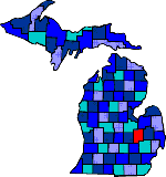 Genesee county map