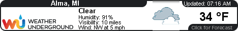 Click for Alma, Michigan Forecast